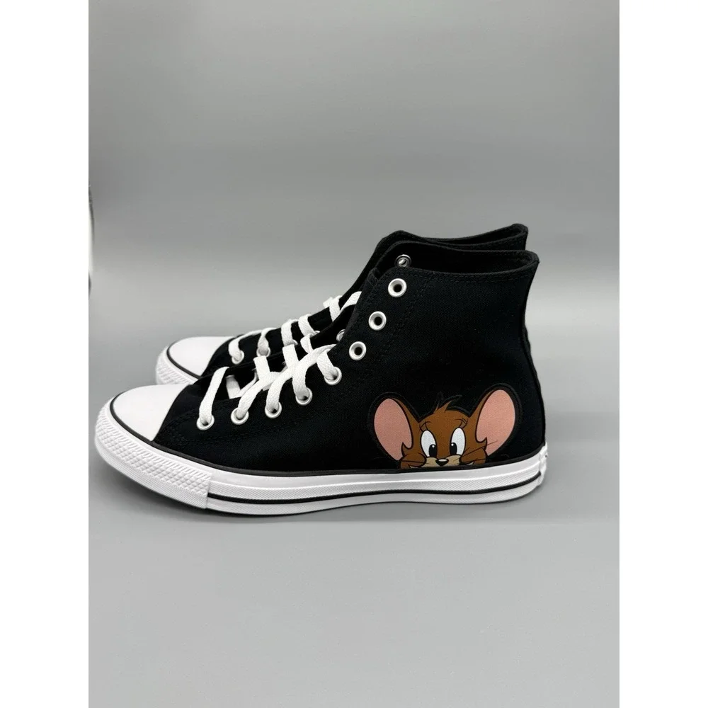 Converse x Tom and Jerry Chuck Taylor All Star HI Black Men Unisex Shoes A15113C